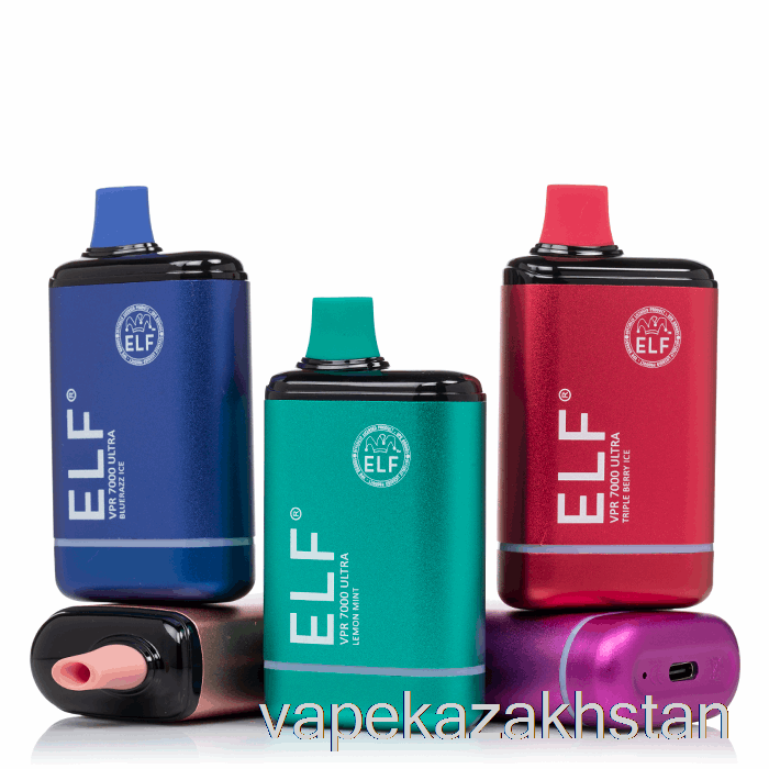 Vape Disposable ELF VPR 7000 Ultra Disposable Black Ice